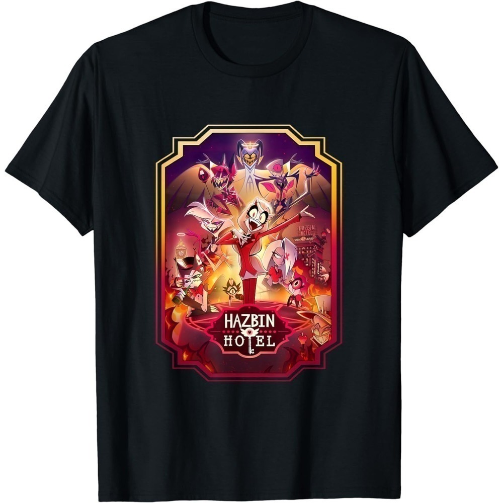 Hazbin Hotel Art Cartoon Graphic Fan Gift Alternative Style Art Unisex T-Shirt